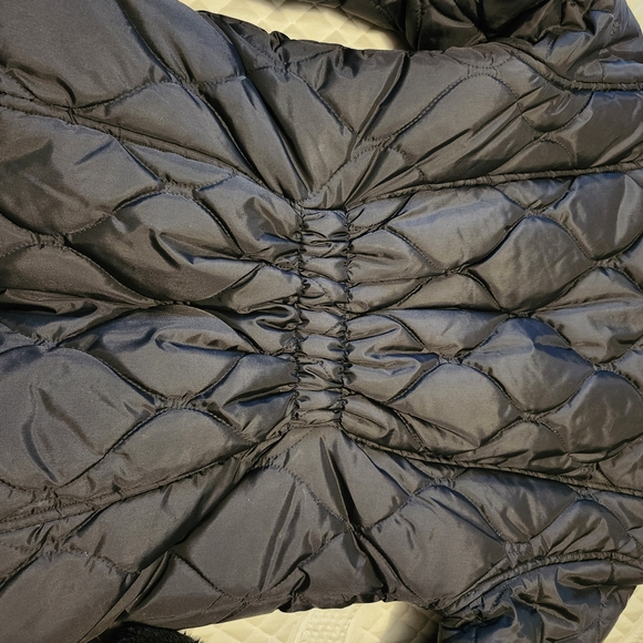 Rainbow Black Quilted Puffer Jacket - Picture 4 of 5